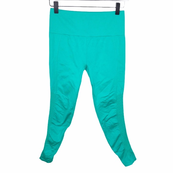 Fabletics Seamless Dot Leggings Bright Green - Picture 1 of 7